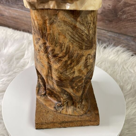 Mexican Handcrafted,Handpainted Wire and Paper Woman, Vintage - Picture 3 of 8